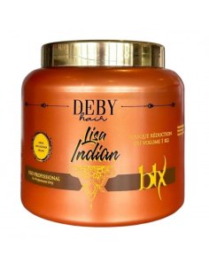 Deby Hair BTX Indian 1 kg – Indian Hair Btx | Gladmakende, herstellende en intens voedende behandeling voor beschadigd haar