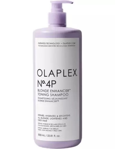 Olaplex No.4P Blonde Enhancer 1000 ml – Tonende Shampoo voor Blond Haar