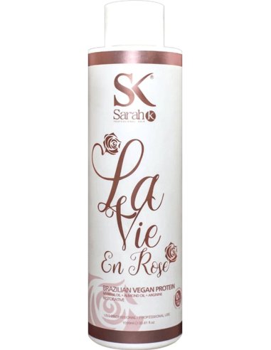 Sarah K Keratine Behandeling La vie en rose Brazilian Vegan Protein - Steil & Glanzend haar