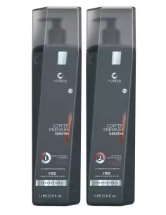 Honma Tokyo Koffie Premium 2 x 1 L - Keratine behandeling - Steil & Glanzend resultaat