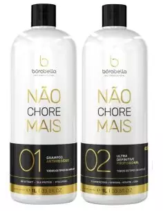 BoraBella Não Chore Mais Keratine behandeling 2 x 1 L - Glanzend en zacht haar