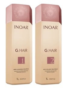 Inoar Ghair 2 x 1 L - Keratine behandeling – Langdurige resultaten tot wel 6 m.