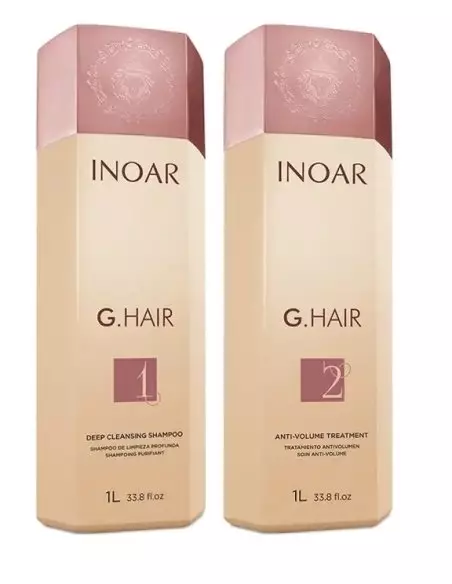 Inoar Ghair 2 x 1 L - Keratine behandeling – Langdurige resultaten tot wel 6 m.