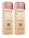 Inoar G.Hair 2 x 1 l Set Keratine behandeling - Keratine behandeling voor kappers voor steil & zacht haar voor 6 maanden