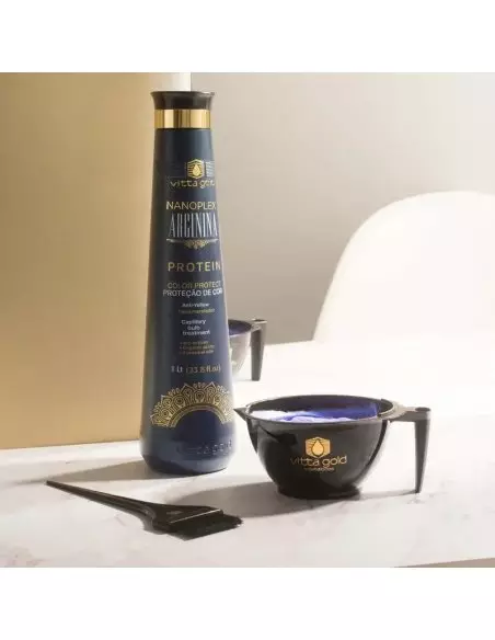 VITTA GOLD Nanoplex Arginina 1L – Braziliaanse keratine- en argininebehandeling voor gladmakend en anti-frizz haar