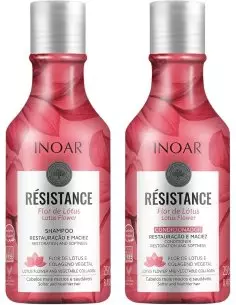 INOAR RESISTANCE FLOR DE LOTUS KIT SH + COND 250 ml