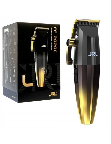 JRL 2020C-G Gold – Professionele draadloze baard- en haartrimmer, hoge precisie