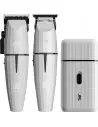 JRL Ghost Combo Trio Wit – Premium draadloze professionele tondeuseset voor kappers en barbiers