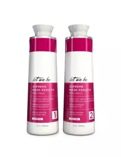 Let Me Be Supreme Keratine Masker 2x1L - Ultra-gladmakende en voedende Keratine behandeling
