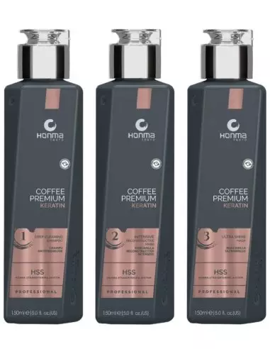 Honma Tokyo Coffee Premium 3 x 450ml – Ultra-verzachtende en verzorgende Braziliaanse behandeling