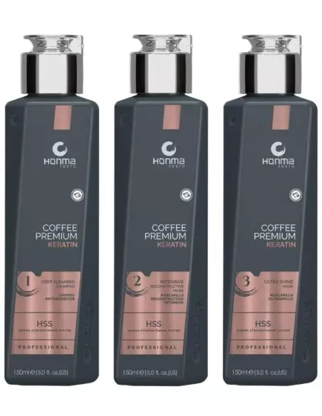 Honma Tokyo Coffee Premium 3 x 450ml – Ultra-verzachtende en verzorgende Braziliaanse behandeling