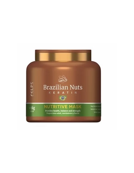 FELPS Brazilian Nuts Keratin Nutritive 1 KG – Professionele Btx Haarbehandeling