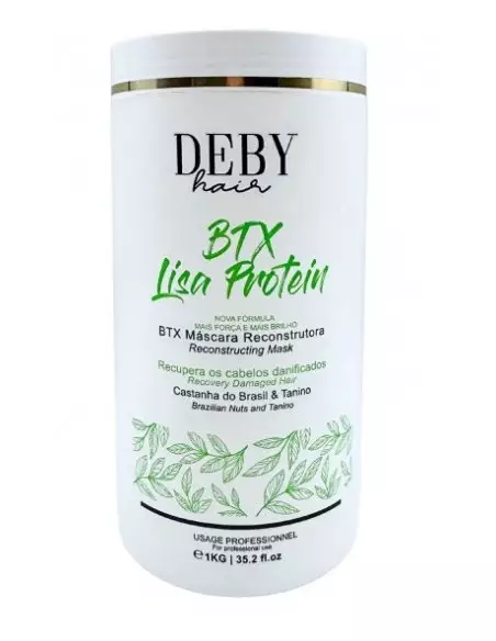 Deby Hair BTX Lisa Protein 1 kg – Proteïne-haarbotox – Professionele gladmakende behandeling