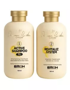 Premium Keratin Kaviar – Kit 2 x 500 ml - Braziliaanse keratinebehandeling voor glad en glanzend haar