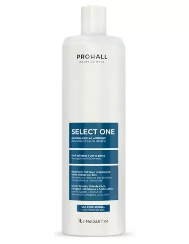 Prohall Select One 1L – Effectieve Keratine behandeling voor kappers