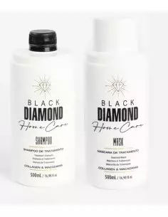Black Diamond Mutamba Brazilian Smoothing Treatment Duo - Shampoo & Conditioner 2 x 500 ml