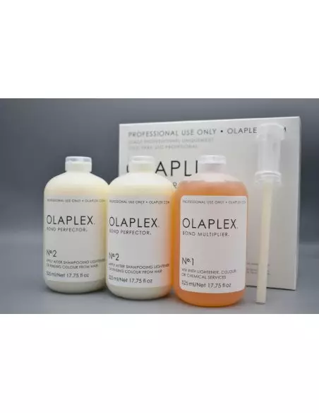 Olaplex Salon Intro Kit 3x525 ml – Reparatiebehandeling nr. 1 & nr. 2 voor kappers