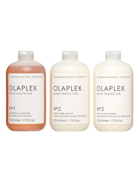 Olaplex Salon Intro Kit 3x525 ml – Reparatiebehandeling nr. 1 & nr. 2 voor kappers