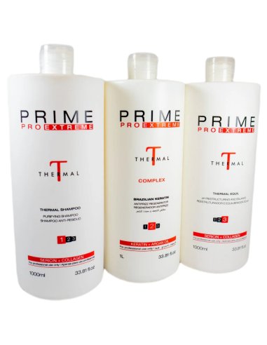 PRIME THERMAL COMPLEX – Professionele Braziliaanse keratinebehandeling  – Glad en glanzend haar