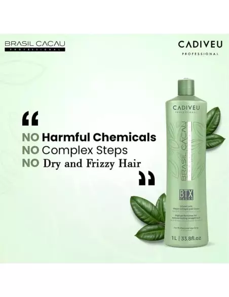 Cadiveu Brasil Cacau step 2 ecokeratin BTX VEGAN 1 L - Keratine Behandeling