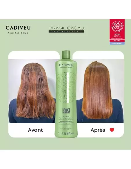 Cadiveu Brasil Cacau step 2 ecokeratin BTX VEGAN 1 L - Keratine Behandeling