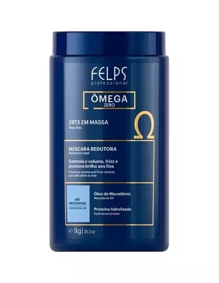 Felps Omega Zero BTX 1kg - Intensieve Braziliaanse behandeling voor kappers - Langdurig resultaat en prachtig haar