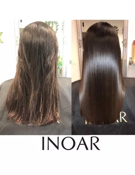Inoar G.Hair 2 x 1 l Set Keratine behandeling - Keratine behandeling voor kappers voor steil & zacht haar voor 6 maanden