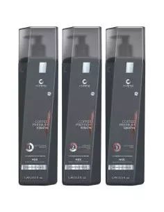 Honma Tokyo Coffee Premium 3 x 1 L - Lissage brésilien - Cheveux Lisses & brillance extrême