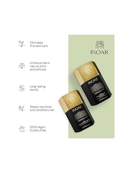 Inoar Moroccan 2 x 250 ml - Keratine Behandeling voor glad en subliem haar