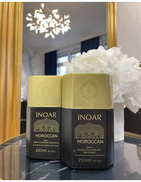 Inoar Moroccan 2 x 250 ml - Keratine Behandeling voor glad en subliem haar