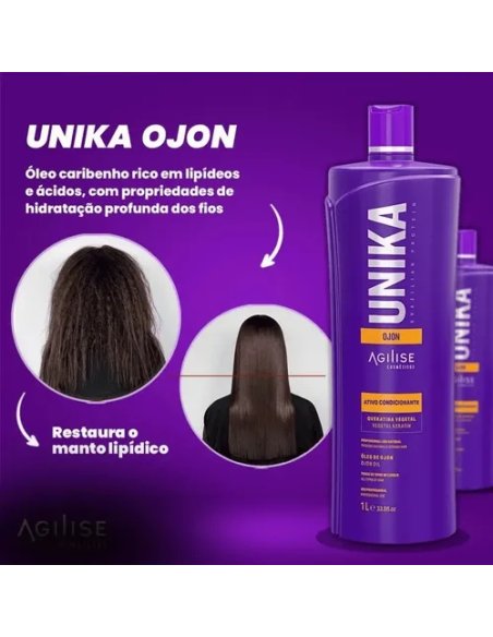 Agilisse Unika OJON – Braziliaanse Keratine behandeling voor Glad, Zijdezacht en Pluisvrij Haar