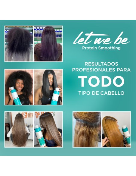 Let Me Be Protein Smoothing 1L - Keratine behandeling voor Zacht en Glanzend Haar