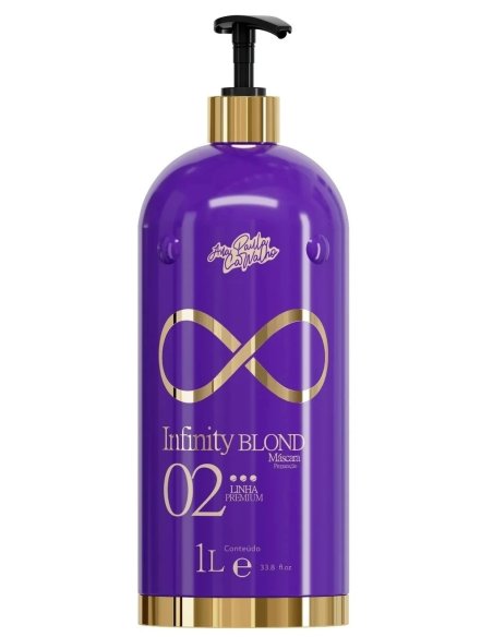 Ana Paula Carvalho Infinity Blond Brazilian Smoothing Treatment 1L – Gladmakende behandeling voor blond, gebleekt, glanzend