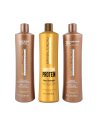 CADIVEU SMOOTHING PROTEIN 3 x 1 L - Keratine Behandeling - Glad, Glanzend en Beheerst Haar