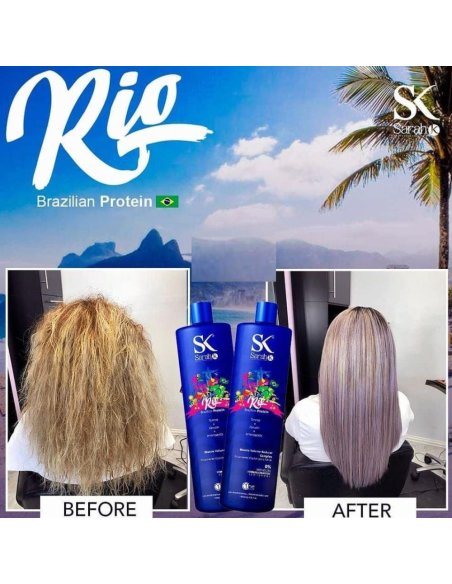 Sarah K Keratine Behandeling RIO Brazilian Vegan Protein voor kappers