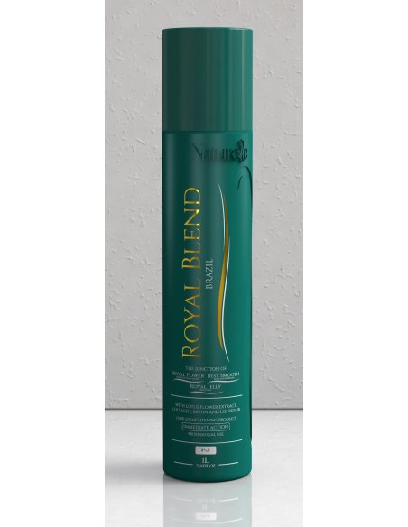 Royal Blend Natural Braziliaanse keratine behandeling – ​​Herstel, intensieve gladmaking en zijdezacht haar
