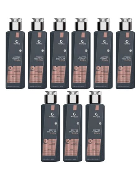 Honma Tokyo Coffee Premium 3 x 450ml – Ultra-verzachtende en verzorgende Braziliaanse behandeling voor kappers