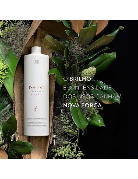 LANA Forest Tanino Therapy 1L - Keratine Behandeling - Glans en Diepe Herstelling voor kappers