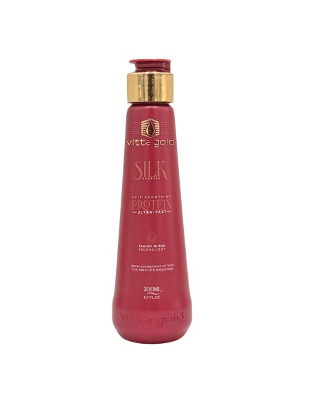 Vitta Gold Silk Express Kit 3 x 200ml – Braziliaanse gladmakende behandeling voor steil haar