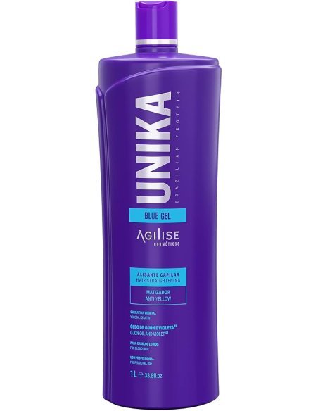 Agilisse Unika Blue Gel 1 L – Professionele Braziliaanse gladmakende behandeling voor alle haartypes