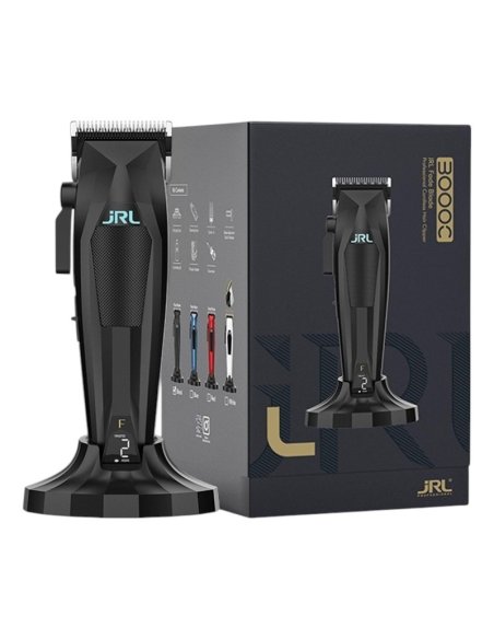 JRL 3000C Zwart – Professionele draadloze tondeuse | JRL Haar- en baardtrimmer
