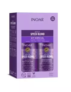 Inoar Absolut Speed ​​Blond 250 ml – Onderhoud na een Braziliaanse keratinebehandeling voor blond haar