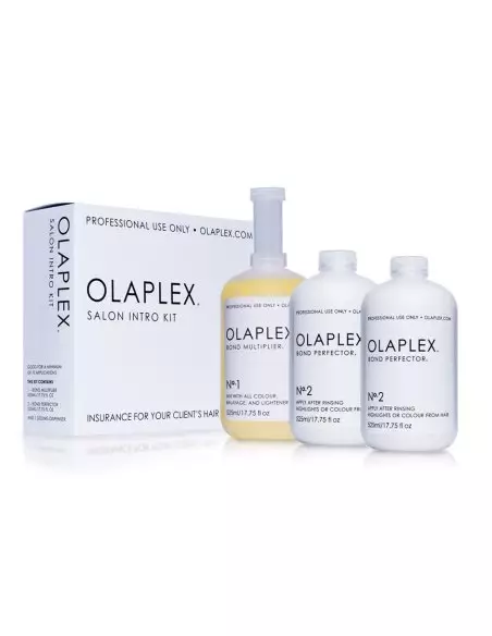 Olaplex Salon Intro Kit 3x525 ml – Reparatiebehandeling nr. 1 & nr. 2 voor kappers