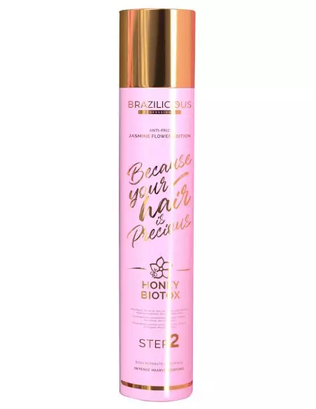 Brazilicious Biotox Honey & Jasmineflower Step 2 - 1L - Het geheim van gezond, glad haar – Diepe reparatie