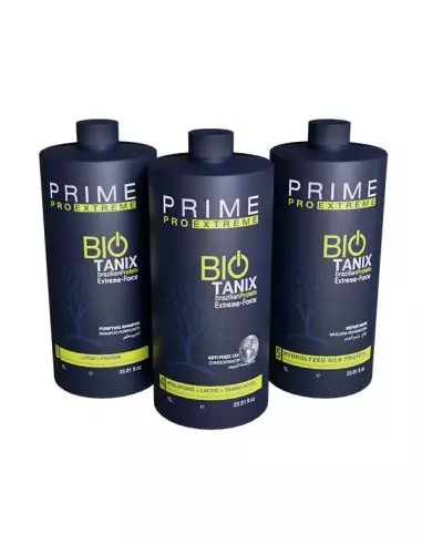 Prime Bio Tanix 3 x 1 L - Krachtige Keratine Behandeling - Zacht en glanzend haar voor kappers