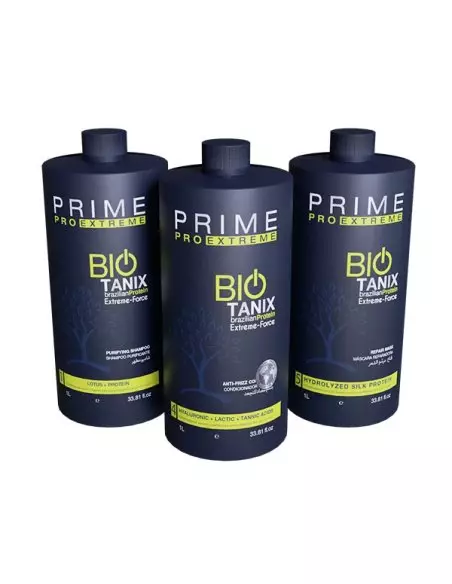Prime Bio Tanix 3 x 1 L - Krachtige Keratine Behandeling - Zacht en glanzend haar voor kappers