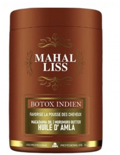 Botox nano indien 200gr enrichi à l'huile d'amla et huile ricin mahal liss®  [2 applications (reconditionné)] - COSMETIC HAIR SHOP