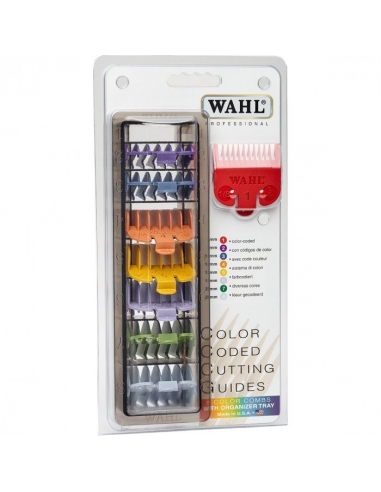 WAHL/ MOSER Colored comb set 1 tm 8 (3-25 mm)