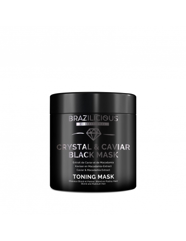 Brazilicious Crystal & Caviar Black Dejaunisierende Maske 500 gr