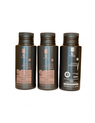 Keratine behandeling honma tokyo coffee premium 3 x 100 ml nieuwe verpakking